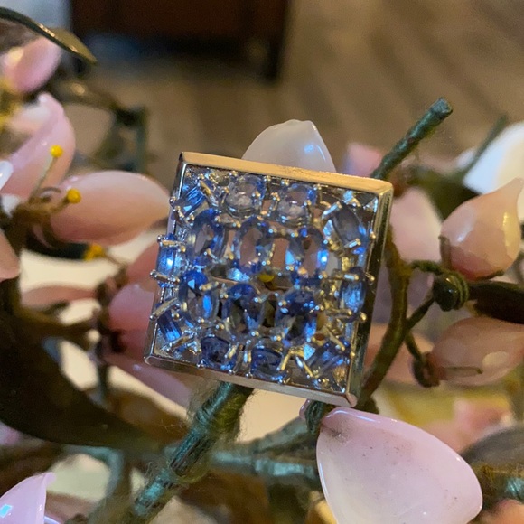 Vintage 925 tanzanite ring
